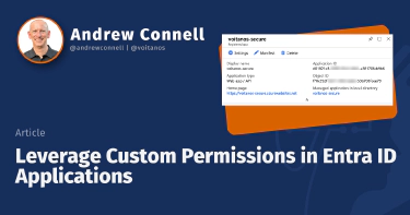 Leverage Custom Permissions in Entra ID Applications