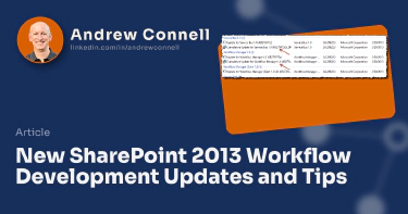 New SharePoint 2013 Workflow Development Updates and Tips