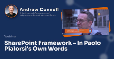 SharePoint Framework - In Paolo Pialorsi's Own Words