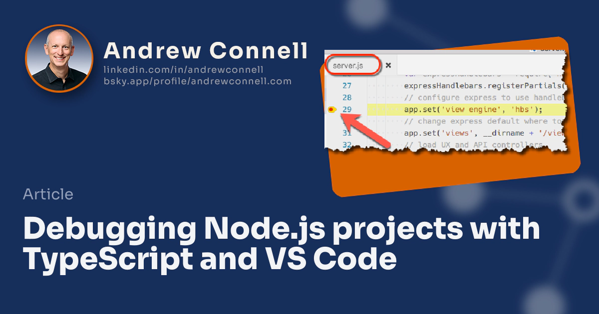 Debugging Node.js projects with TypeScript and VS Code