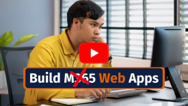 Real World Example: Build Web Apps - not M365 or Teams Apps