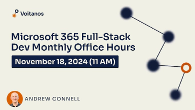 Microsoft 365 Fullstack Dev's Office Hours - November 2024