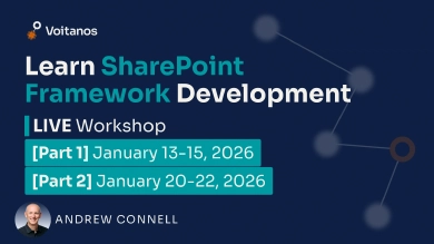 Workshop: Learn SharePoint Framework Development Workshop: Learn SharePoint Framework Development